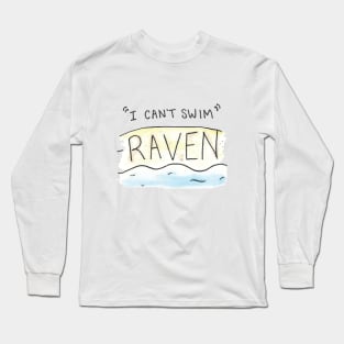 I can't swim vine Long Sleeve T-Shirt